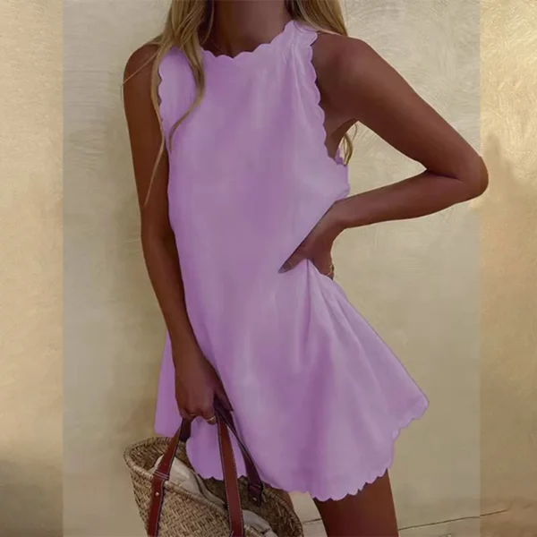 Dresses For Women 2024 Plus Size Women'S Summer New Sleeveless Casual Mini Dress Printed Loose Vestidos En Oferta LiquidacióN