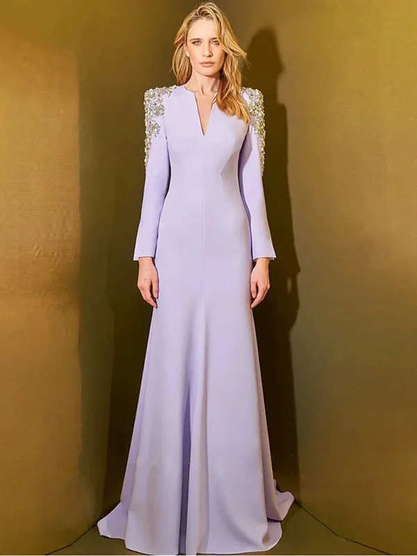 HIGH STREET Newest Fashion 2025 Designer Party Vestido Women's Diamonds Beaded Split Long Maxi Dress - Image 19