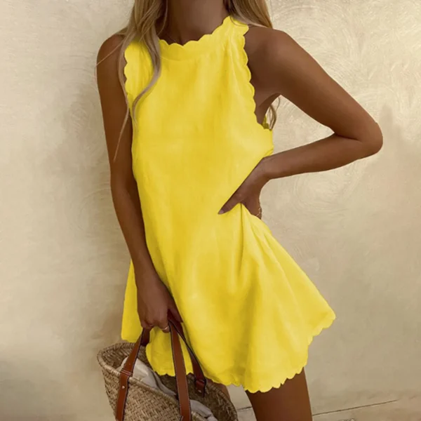 Dresses For Women 2024 Plus Size Women'S Summer New Sleeveless Casual Mini Dress Printed Loose Vestidos En Oferta LiquidacióN - Image 4